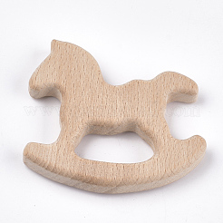 Ungefärbte Buchenholz-Cabochons WOOD-T015-41