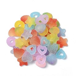 50 Stück 10 Arten Harz Cabochons CRES-YW0001-26