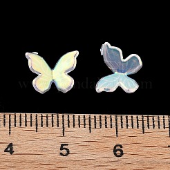 Schmetterling Regenbogen schillernde Beschichtung Acryl Cabochons PACR-B003-02
