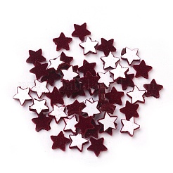 Flockige Acryl-Cabochons X-OACR-I001-H06