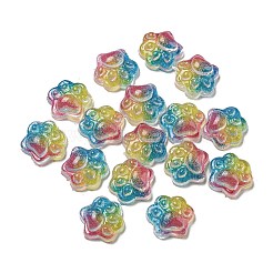Leuchtende transparente Decoden-Cabochons aus Harz RESI-D013-11