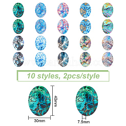 Glas cabochons GLAA-NB0001-68B