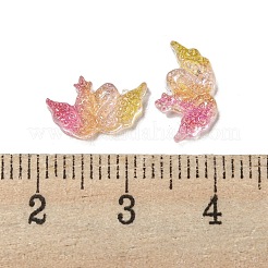 Leuchtende transparente Decoden-Cabochons aus Harz RESI-D013-14