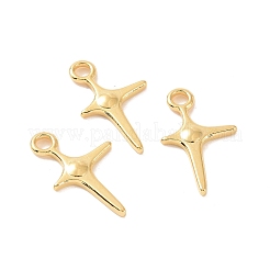 Ionenplattierung (IP) 304 Edelstahl Anhänger Strass-Einstellungen STAS-F293-29G