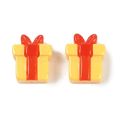 Weihnachtsmotiv opake Decoden-Cabochons aus Kunstharz CRES-M036-03G