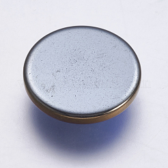 Galvanisieren unmagnetische synthetischen Hämatit cabochons G-K237-18B-01B