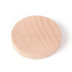 Unfertige Cabochons aus Naturpappelholz WOOD-E010-09