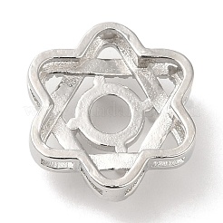 Messing-Kristall-Strass-Anhänger Cabochon-Einstellungen KK-D033-04P