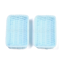 Rattankorb Harz Cabochons RESI-Q014-07E