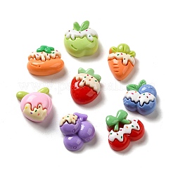 Undurchsichtige Decoden-Cabochons aus Harz RESI-D009-03