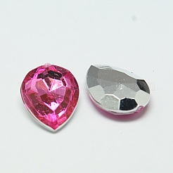 Nachahmung taiwan Acryl Strass Cabochons GACR-A017-13x18mm-M