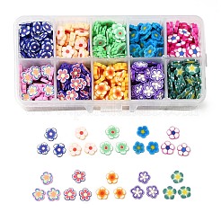 110g 10 Arten handgefertigte Fimo-Cabochons CLAY-SZ0001-50