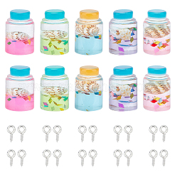DIY Wunschflasche Anhänger Herstellung Kits DIY-CA0001-40