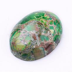 Synthetischer Regalit / imperialer Jaspis / Seesediment-Jaspis-Cabochons G-E377-01A