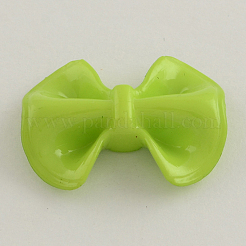Opake Acryl bowknot Cabochons SACR-Q099-M24