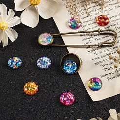 Klebstein Glascabochons für DIY-Projekte GGLA-PH0005-08