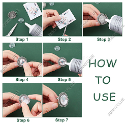 Bausatz zum Selbermachen von Fingerringen DIY-SC0019-84