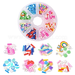 56g handgefertigte Fimo-Cabochons CLAY-FS0001-16