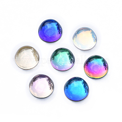 Transparente Glas Cabochons GLAA-L021-F