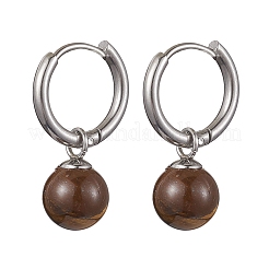 Edelstein Creolen EJEW-JE05760