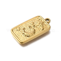 Ionenplattierung (IP) 304 Edelstahl Anhänger Strass-Einstellungen STAS-H225-05G