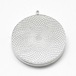 Legierung Diffusor Medaillon Anhänger PALLOY-Q352-11