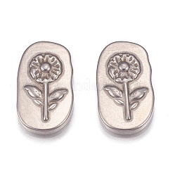 Anlaufgeschützte Cabochons aus Edelstahl 304 STAS-H109-02P