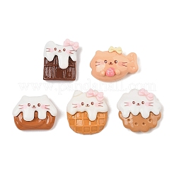 Undurchsichtige Cartoon-Harz-Cabochons CRES-R456-12A