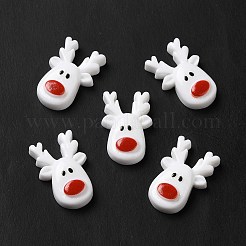 Weihnachtliche Cabochons aus undurchsichtigem Harz RESI-K019-20