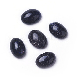 Synthetischen blau Aventurin cabochons G-F605E-06B