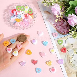 60 Stück 15 Stile Harz Cabochons Zubehör RESI-SC0005-78