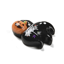 Halloween undurchsichtige Decoden-Cabochons aus Harz RESI-S393-01N