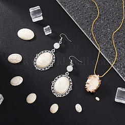 160 Stück synthetische türkisfarbene Cabochons in 7 Größen G-PH0002-69B