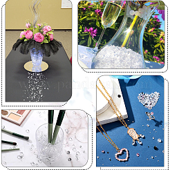 6300 Stück Acryl-Strass-Cabochons mit spitzer Rückseite GACR-SP0001-03D