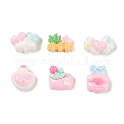 Undurchsichtige Decoden-Cabochons aus Harz CRES-M036-08