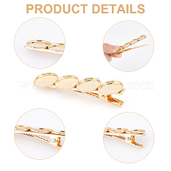DIY-Kits für Haarspangen mit Krokodilklemmen DIY-UN0005-94