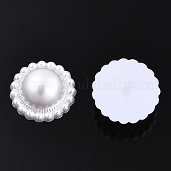 ABS Kunststoffimitation Perle Cabochons SACR-T015-10-01