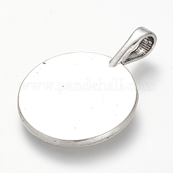 Tibetischer Stil Legierung Anhänger Fassungen TIBE-T003-21AS-NR