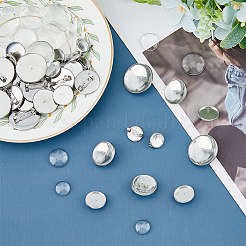 DIY-Set zur Herstellung einer leeren Kuppelbrosche DIY-DC0002-01