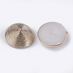 Polyesterfaden Stoff Cabochons WOVE-T008-02A-05