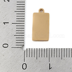 Ionenplattierung (IP) 304 Edelstahl Cabochon Anhänger Fassungen STAS-U019-46G