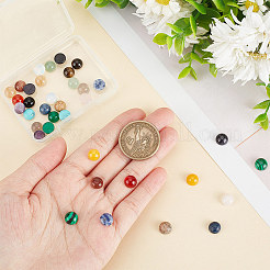 36 Stück 18 Stile gemischte Edelstein-Cabochons G-HY0001-55