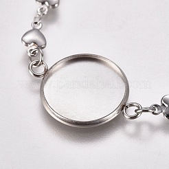 Herstellung von Armbändern aus Edelstahl 304 STAS-WH0014-26P