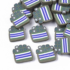Handgemachter Ton-Cabochon CLAY-S091-038