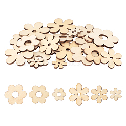 Holz Cabochons WOOD-O004-03