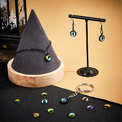 Cabochons aus Glas mit flachem Rücken GGLA-PH0001-01A-02