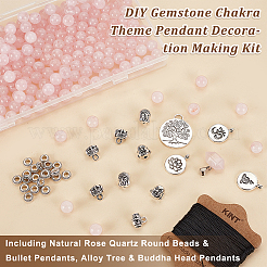 DIY Edelstein-Chakra-Anhänger-Dekorationsset DIY-OC0011-97B