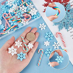 DIY 90 Stück 11 Stil Schmuckherstellungsset für Weihnachten DIY-GA0004-35