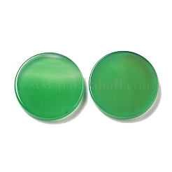 Natürlicher grüner Onyx-Achat (gefärbt und erhitzt) Cabochons G-Q018-08A