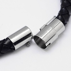 Geflochtenen Lederband Armbänder BJEW-I199-04